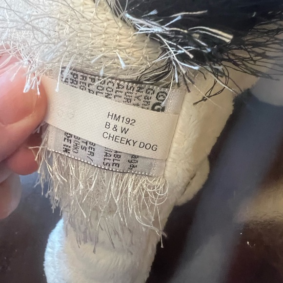 Ganz Webkinz B&W Cheeky Dog HM192 Plush Stuffed Animal - Picture 8 of 8